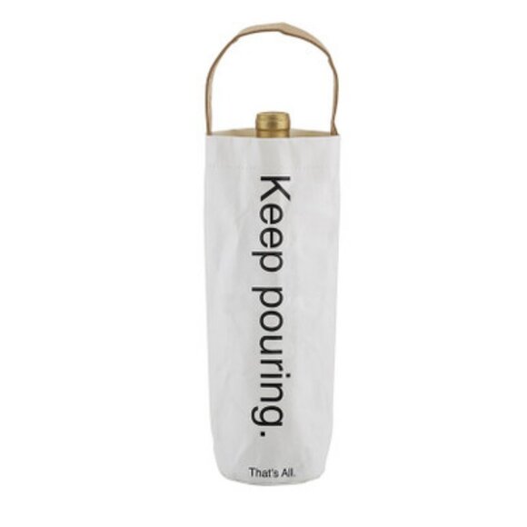 Santa Barbara Design Studio Other - Keep Pouring Wine Bag, New with Tags